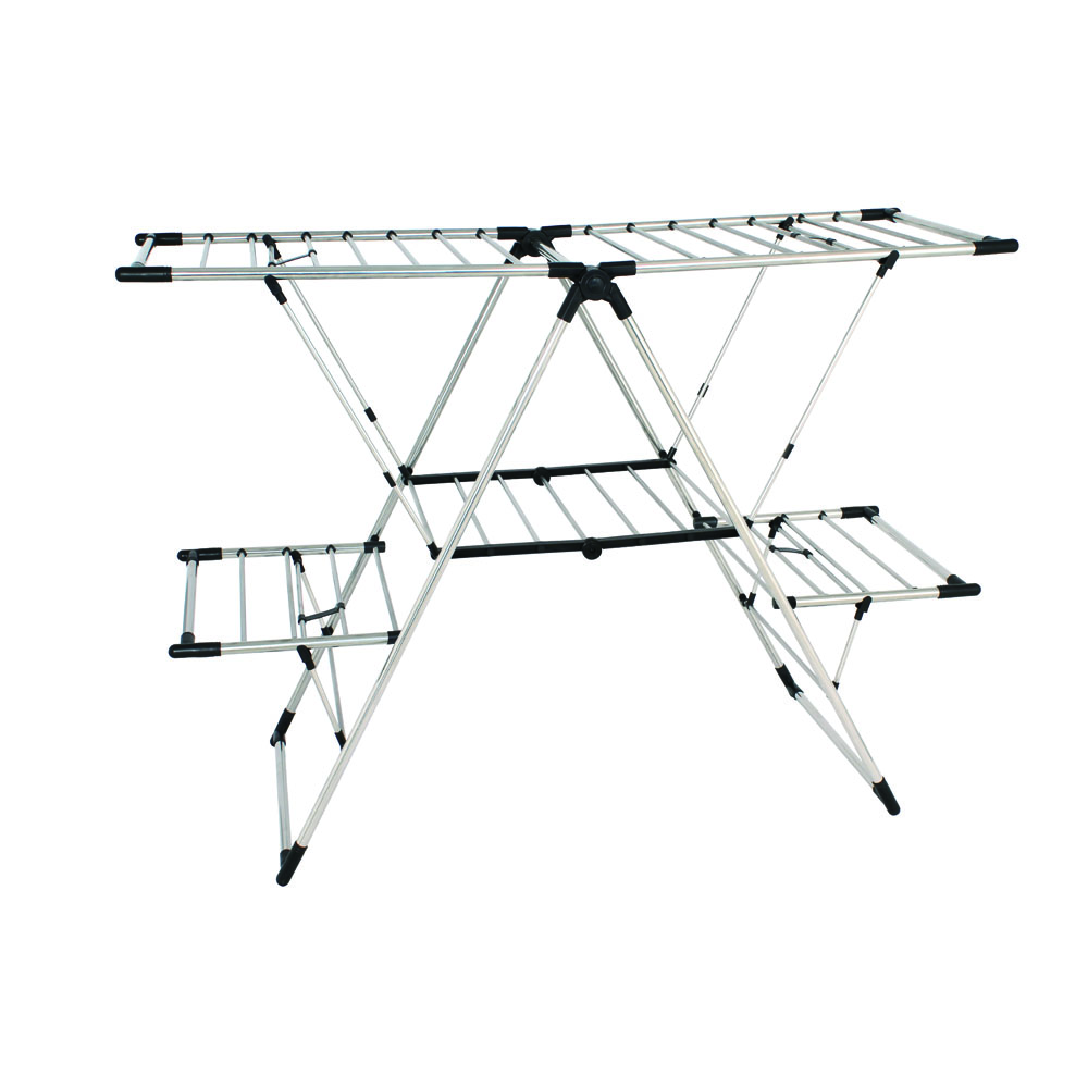 Stainless Steel Cross Winged Clothes Airer