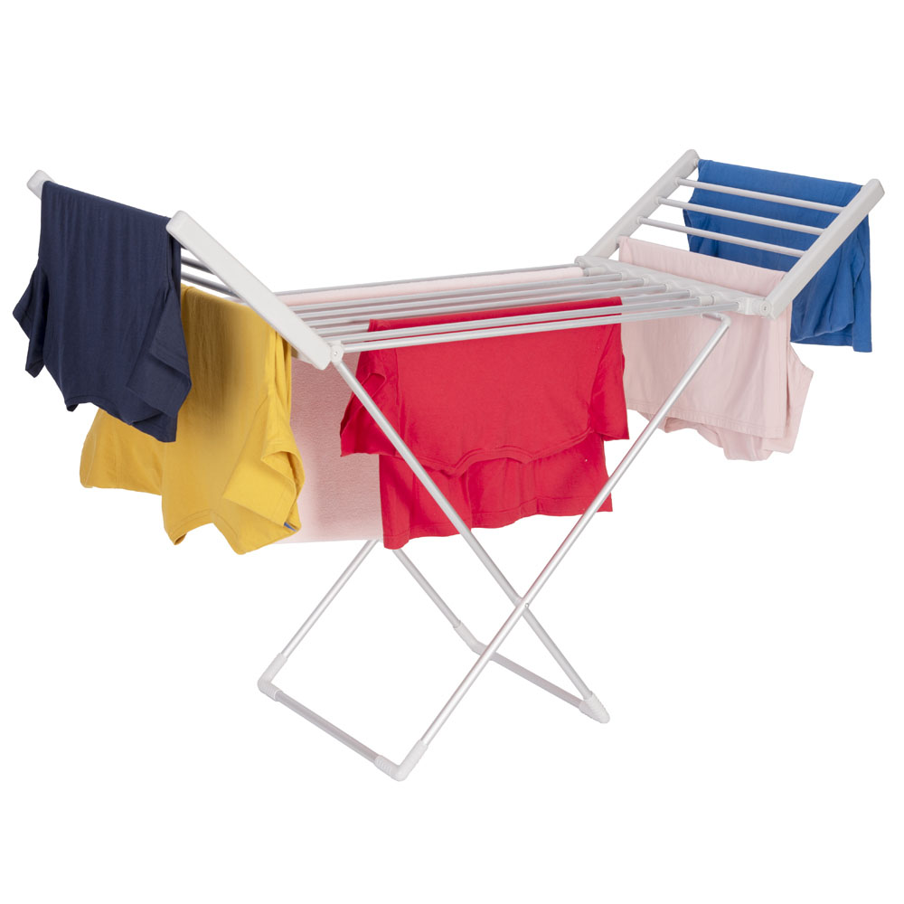 Heated Wing Clothes Airer