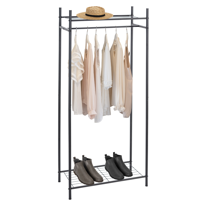 2 Shelves Stand Garment Rack